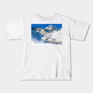 Snowdon in winter Kids T-Shirt